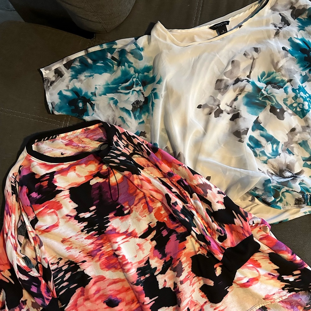 Lot of two dress tops Small